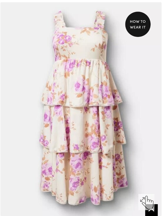 Torrid Dresses & Skirts - TORRID Tiered Floral Dress